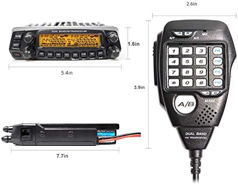 Anytone Dual Band Mobile Transcesiver VHF/UHF Трансмитер возило на радио AT-5888UV
