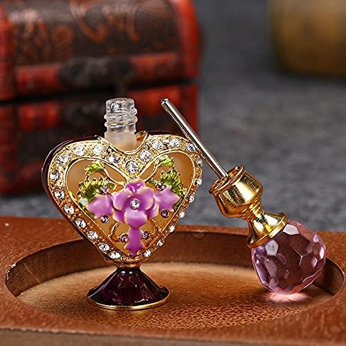 Шише за гроздобер парфем во Европски стил Холпо 5мл, шише за капнување со есенцијално масло од стакло, украси за мириси за шишиња се празни и можат да се полнат