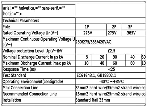 Заштитен уред Lyvi Surge SPD AC 3P+N 20 ~ 40KA 30KA ~ 60KA 385V 420V HOUSE LOTHING ARTERSING ARRESTER ARRESTER NOW-напонски заштитник