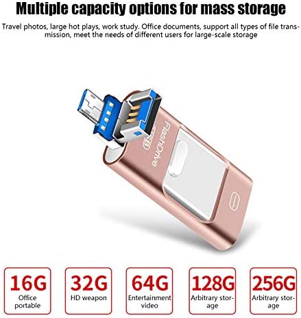 32G три-во-еден микро меморија USB картички читач OTG адаптер со микро USB PR2 од типот C