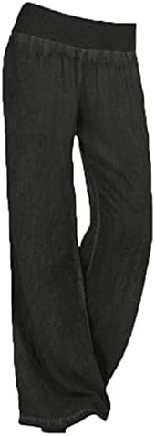 Haremansенски фармерки, класичен деним фармерки со високи половини, лабави хареми панталони јога панталони карго пантолони