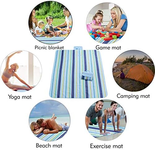 Massionlive Beach Bebone Extra large Large Picnic Plance Sandproof Водоотпорен отворен затворен ќебе лесен мат преносен душек