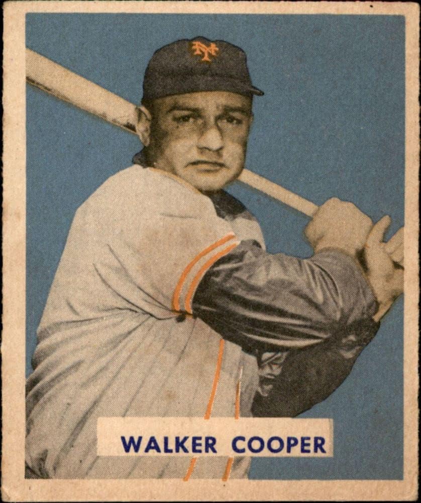 1949 Bowman 117 Walker Cooper Cooper New York Giants Ex гиганти