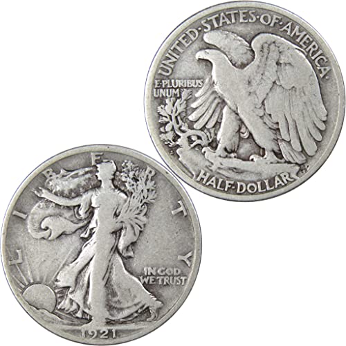 1921 Слобода Одење Половина Долар Ф Парична Казна сребро 50c SKU: Ebay630