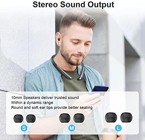Фабеникс Bluetooth Слушалки, Bluetooth 5.0 Вратот Bluetooth Слушалки, Отпорни На Пот Бучава Поништување Стерео Слушалки И Стигнале Ушни