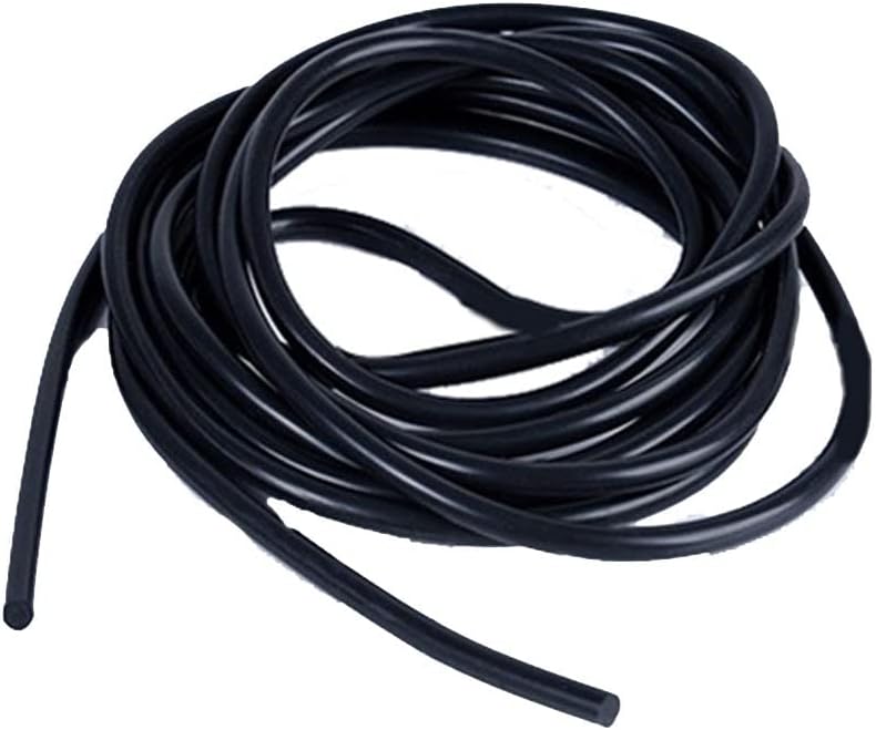 1 парчиња дијаметар од жица од 10 мм црна боја линија запечатена нишка цврста силика гел тркалезна лента со висока температура