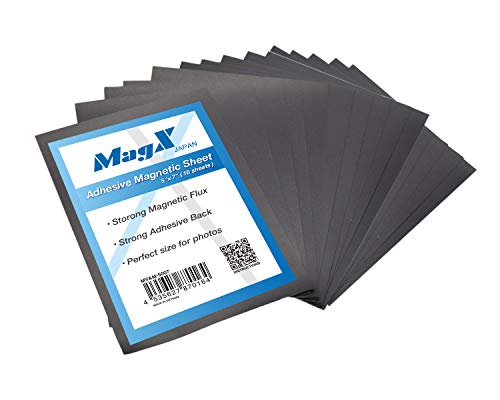 Магкс Супер густа обична магнетна листови, 15 пакувања, 30 милји, флексибилен лист со магнет 5 x 7, магнети од едната страна, магнетни
