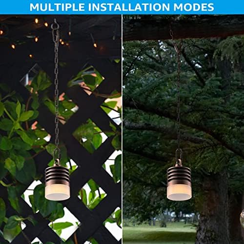 LEONLITE LED пејзажни светла со низок напон, 12V виси пејзаж светло, UL наведена, светла за приврзоци на отворено за дрво, алуминиум,