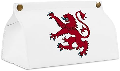 Знаме На Шкотска Лав Неконтролираното Ткиво Кутија Држач Капак Организатор Хартија Диспензерот Торба За Салфетка Хартија За Лице Биро Бања
