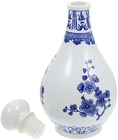 Чаши од хемотон саке керамичко шише празно шише со вино кинески шише со алкохол дома со шишиња со сокови шишиња порцелански вазна