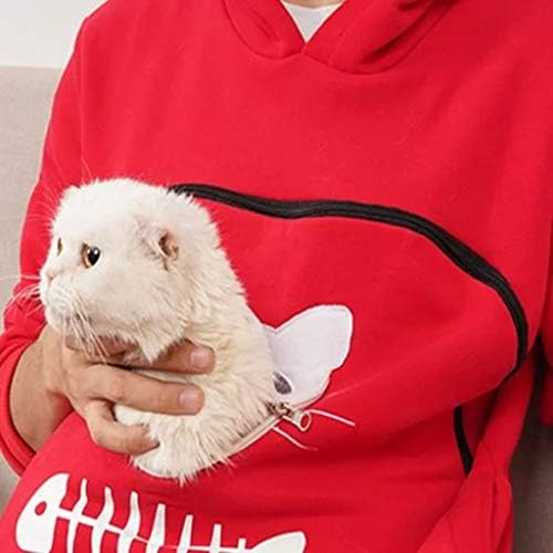 Rmxei жени лесни јакни женски џемпери за џемпери за џемпери за животински врвови носат мачка за дишење на пукалови за дишење на мачки
