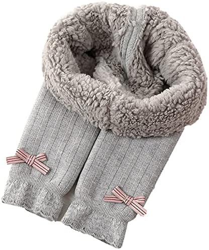 Ванберфија Бебе девојки Хулахопки дебели кабелски плетени хеланки памучни панталони за деца дете 1-8t