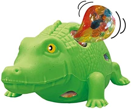 Squidgeemals - крокодил од Deluxebase. Супер затегнати алигаторски играчки играчки за деца со гел вода мониста. Одлична фитгетска топка и