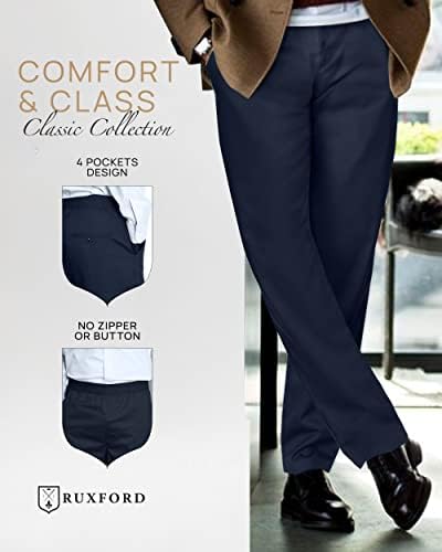 Еластични панталони за половината на Руксфорд за постари лица - адаптивни машки панталони за стари лица | Еластични панталони за половината