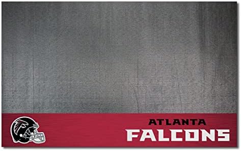 FanMats 12175 Атланта соколи Винил Грил Мат - 26in. x 42in. - Заштитен душек за палуба за внатрешен драм | Масло, пламен и УВ отпорен