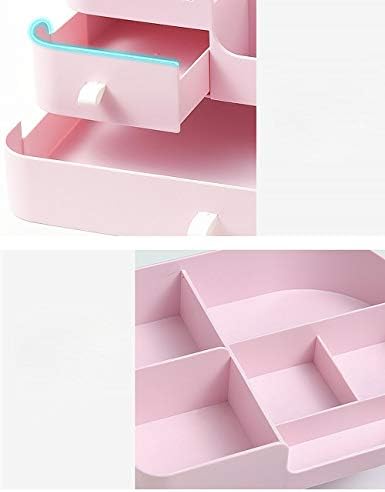 Кутија за Складирање од типот на фиока-Кутија За Складирање Козметика Решетка За Домашна Работна Површина-Складирање И Завршна Кутија За Комоди Со Голем Капацитет