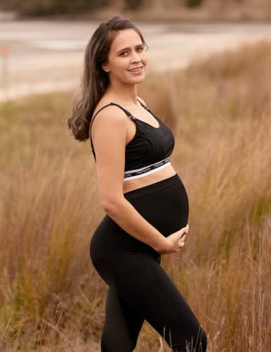 Момкози женски хеланки за породилно непрекинато над хеланките за бременост во стомакот за жени тренингот јога активни панталони