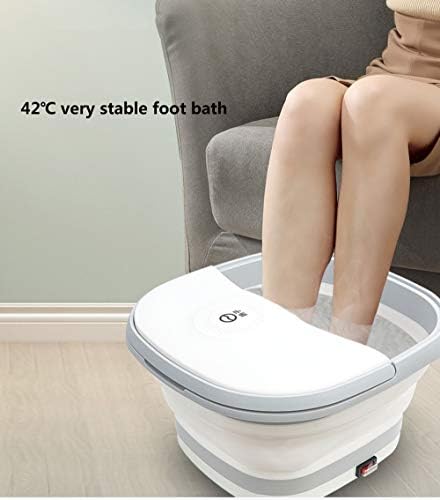 CyzPF стапало натопување на када за када, алатки за заштеда на лесен простор за заштеда на електрична преносна корпа за бања за домаќинства уморни нозе Ослободување о