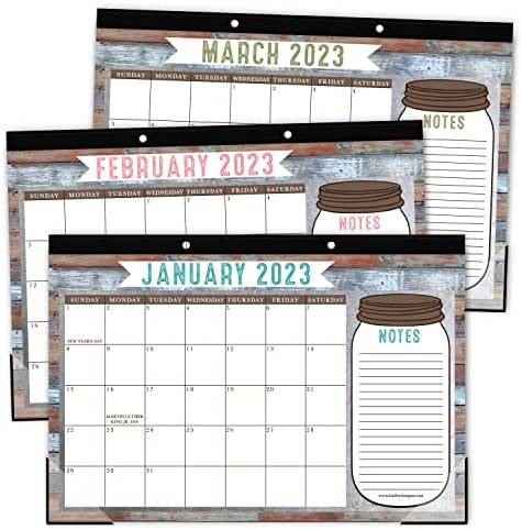 1 Фарма Голем Календар За Биро 2023-2024 Календарска Подлога За Биро 1 Магнетски Неделен Планер За Оброци, 1 Голем Магнетски Календар За