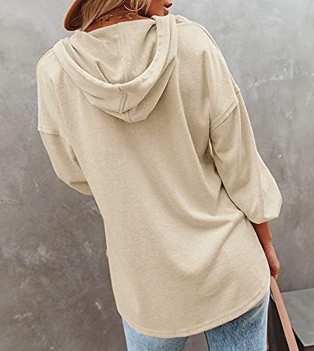 Womenените врвови со долги ракави - Преголемата лента од виножито од виножито, блузи маица пулвер, џемпер за џемпери