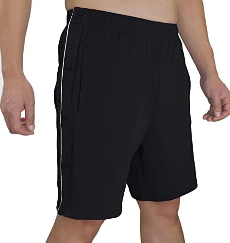 Солзи шорцеви за мажи кратки панталони по операција шорцеви странични атлетски шорцеви со отворена нога