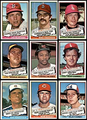 1976 Топпс се тргуваше со бејзбол комплетен сет екс/мт