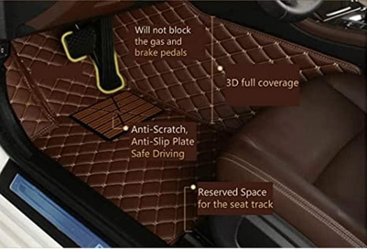 Поставете луксуз Xpe кожа на автомобили подни душеци за Infiniti G25 G35 G37 2 врата купе