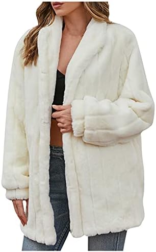 Зимска јакна за жени опремени кадифен топол горното копче со цврста боја надолу со лапел со долги ракави за пешачење