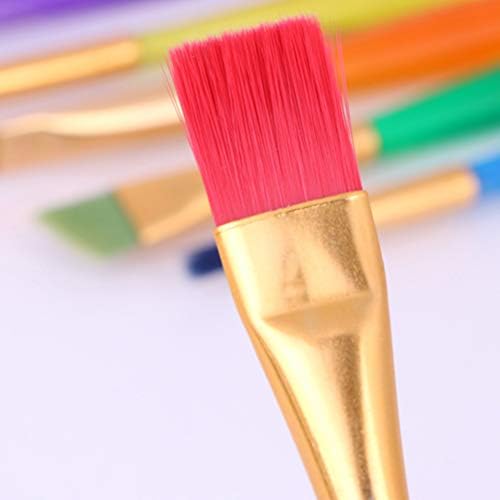 Nuobesty Kids Suit 6pcs боја Set Set Artist Artist Chures Chures Mail Gouache Paint Saints Safting Shucks за акрилно акварелно масло за сликање