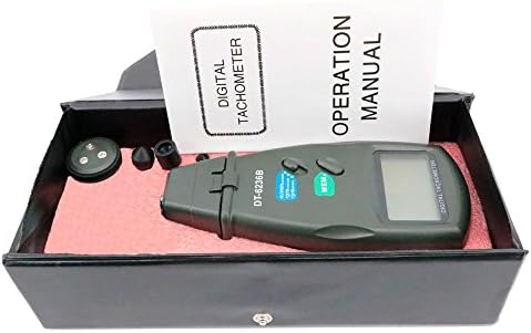 Graigar дигитален тахометар ласерски мерач на контакт со брзина на мерач на оптиноелектронска фотографија Тах Брзина за складирање