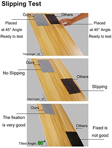 Неизвесни рачки за теписи - дебели 5x7, 1/8 , двојни слоеви на подрачјето на тепих, допрете, обезбедува заштита и амортизирање за подови од дрвени предмети или плочки