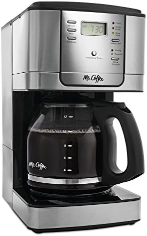 Г-дин Кафе 12-чаша Програмабилен производител на кафе, не'рѓосувачки челик