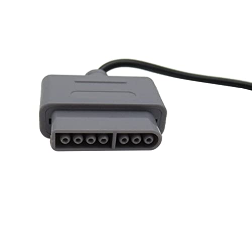 GXCDIZX 2PCS Нова подлога за видео игри со далечински управувач се вклопува за контролорот за замена на конзолата Nintendo SNES System 6FT SNS-005