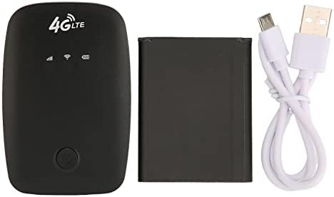 Преносен WiFi Hotspot за рутер за патувања со слот за SIM картички ABS Black 4G Mobile WiFi Hotspot SIM картичка Слот 2100mAh Батерија