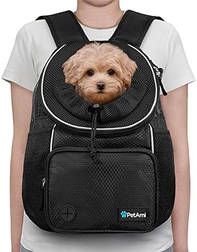 Петами куче пред носач ранец, прилагодливо кучиња миленичиња мачки носач на градите ранец, вентилиран носач на кучиња за пешачење за патување