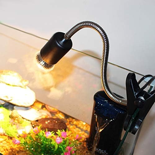 Superdream Цврдо ламба за ламби, прилагодлива држач за ламба за влекачи за миленичиња бродокер гуштер од змија од змија аквариум за топлински