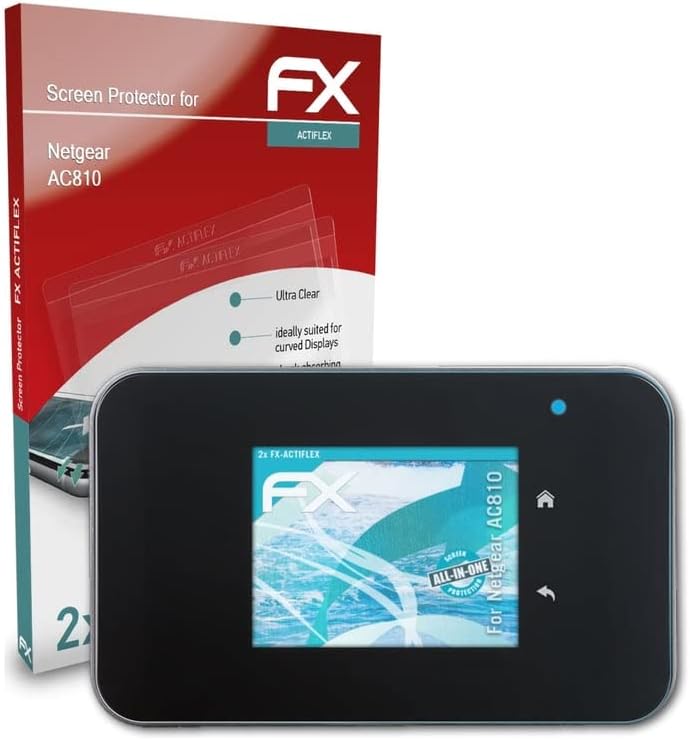 Заштитник на екранот Atfolix компатибилен со Netgear AC810 Protector Film, Ултра јасен и флексибилен филм за заштита на екранот FX