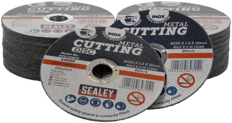 Sealey PTC/100CT50 Ø100 x 1,6мм сечење диск 16мм Доживеа пакет од 50