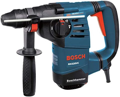 Bosch 1-1/8-Инчен SDS Ротационен Чекан RH328VC Со Контрола На Вибрации, Bosch BluewithBOSCH 6 Парче SDS-плус Ѕидарски Трговија Малку Сет,