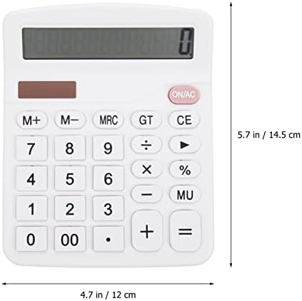 Основен калкулатор на Тофику 12 цифрен калкулатор за работна површина со LCD дисплеј мал џеб стандарден калкулатор рачен преносен за училишна канцеларија Дома без б?
