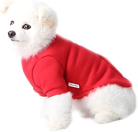 Среќа џемпер за кучиња за кучиња за маичка за мало кучиња Трајни и еластични основни кучиња дуксерии облеки