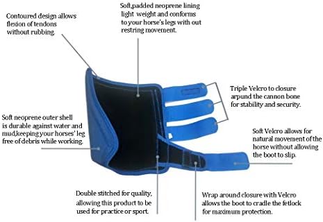 TGW возење коњски спортски медицински чизми коњски спортски чизми коњски нозе обвивки еден пар