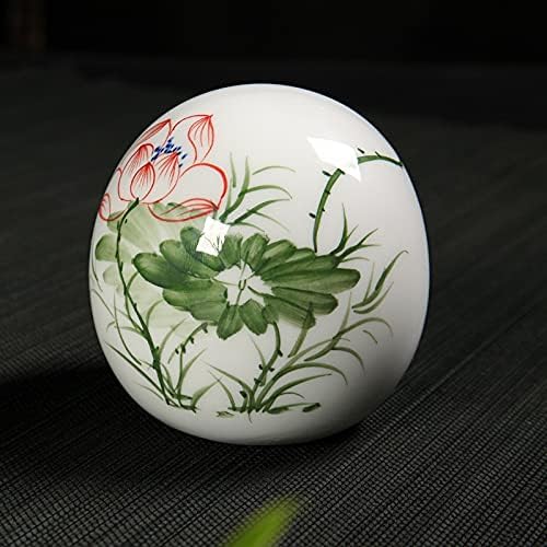 QWERTG рачно насликан керамички пепелник кинески стил керамички пепелник 8x12cm
