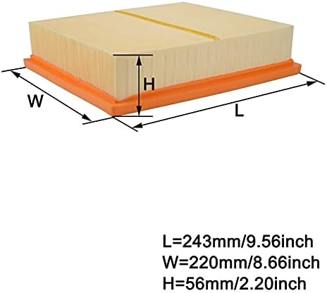 Филтер за воздух Piolosd, погоден за Toyota Avalon XX40 Camry XV50 Highlander Kluger Xu50 Sienna XL30 2.7L 3,5L додатоци на моторот на автомобили