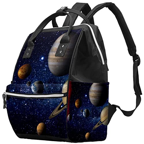 Вселенска Галаксија Торба За Пелени Торби За Мумии Ранец Со Голем Капацитет Торба За Пелени За Нега На Бебиња