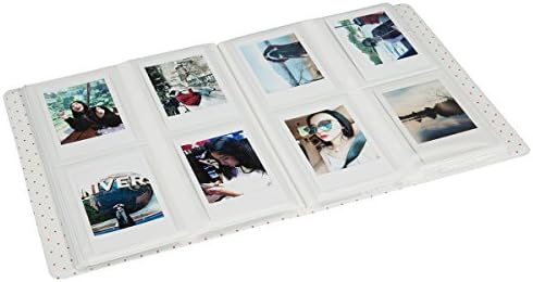 Caiul компатибилен 128 џебови мини фото албум за Fujifilm Instax Mini 7s 8 8+ 9 25 26 50S 70 90 филм, Polaroid PIC-300 Z2300 филм