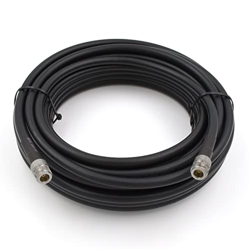 Rangeful n Female to N женски коаксијален кабел 7M 50OHM 8D-FB Ø11.1mm продолжение/антена/рутер Ултра кабел за ниска загуба за Wi-Fi