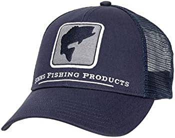 Simms Bass Icon Trucker Hat, Snapback Cap со риба