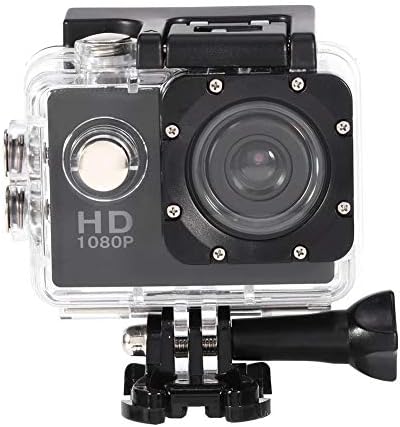Mini DV Sports Camera, 2inch 1080p Full HD LCD екран Акција на камера водоотпорна 30M видео DV камера со мини комплети за додатоци за монтирање