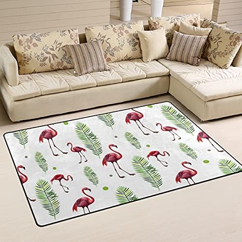 Акварел Фламинго остава големи меки површини за килими расадник плејматски килим за деца кои играат соба за спална соба дневна соба